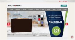 Desktop Screenshot of photo2print.co.za