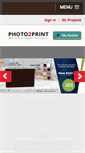 Mobile Screenshot of photo2print.co.za